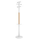 Unilux Access White/Htre Floor stand with 6 hooks and umbrella stand