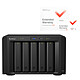 Synology DX517 with 2 year warranty extension Synology Disk Station DS1817 DS1517 NVR1218 NAS Server Volume Expansion Box with 2-year warranty extension