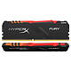 HyperX Fury RGB 32 Go (2x 16 Go) DDR4 3000 MHz CL15 Kit Dual Channel 2 barrettes de RAM DDR4 PC4-24000 - HX430C15FB3AK2/32