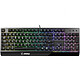 MSI Vigor GK30 Gamer keyboard - Membrane keys with Plunger switches - 6 zone RGB lighting - spill-resistant - Black colour - AZERTY, French