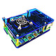 Boitier pour Raspberry Pi 4B (Bleu) Boîtier en plastique pour carte Raspberry Pi 4B