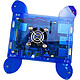 Boitier VESA pour Raspberry Pi 4B (Bleu) Boîtier en plastique compatible VESA pour carte Raspberry Pi 4B