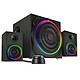 Speedlink Gravity Carbon RGB Kit d'enceintes 2.1 - 120 W - rétro-éclairage RGB - Bluetooth - télécommande