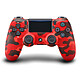 Sony DualShock 4 v2 (camuflaje rojo) Mando inalámbrico oficial para PlayStation 4