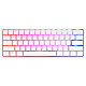 Ducky Channel One 2 Mini RGB White (Cherry MX RGB Brown) High-end compact keyboard - ultra-compact 60% size - brown mechanical switches (Cherry MX RGB Brown switches) - multi-effect RGB backlighting - PBT keys - AZERTY, French