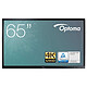 OPTOMA OP651RKe Écran dynamique tactile 65" 4K UHD 3840 x 2160 pixels - 16:9 - 350 cd/m² - 4000:1 - 6 ms - Haut-parleurs 2 x 16 W - HDMI/VGA - Noir