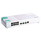 QNAP QSW-308-1C Switch non manageable 8 ports Gigabit LAN + 3 ports 10G SFP+ (dont 1 port combo 10GbE SFP+/RJ45)