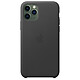 Avis Apple Coque en cuir Noir Apple iPhone 11 Pro
