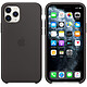 Apple Funda de silicona negra Apple iPhone 11 Pro Funda de silicona para Apple iPhone 11 Pro