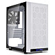 SilverStone Precision PS15 (white) Mini-tower case with tempered glass centre