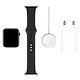 Acheter Apple Watch Series 5 GPS + Cellular Aluminium Gris Sidéral Bracelet Sport Noir 44 mm