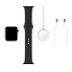 Acheter Apple Watch Series 5 GPS Aluminium Gris Sidéral Bracelet Sport Noir 40 mm
