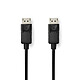 Nedis DisplayPort cable 1.4 mle/mle (3.0 mtres) DisplayPort cable 1.4 mle/mle (3.0 mtres)