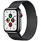 Apple Watch Series 5 GPS + Cellular Acero Negro Pulsera Milanesa Negra 44 mm