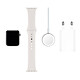 Acheter Apple Watch Series 5 GPS + Cellular Acier Argent Bracelet Sport Blanc 40 mm