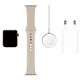 Acheter Apple Watch Series 5 GPS + Cellular Acier Or Bracelet Sport Gris Sable 40 mm
