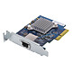 QNAP QXG-10G1T 100 Mbps/1 Gbps/2.5 Gbps/5 Gbps/10 Gbps Multibit Network Card - Aquantia AQtion AQC107 Chipset