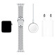 Acheter Apple Watch Series 5 Nike GPS + Cellular Aluminium Argent Bracelet Sport Platine Pur/Noir 40 mm