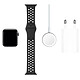 Acheter Apple Watch Series 5 Nike GPS + Cellular Aluminium Gris Sidéral Bracelet Sport Noir 40 mm