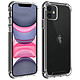 Akashi Coque TPU Angles Renforcés Apple iPhone 11 Coque de protection transparente avec angles renforcés pour Apple iPhone 11