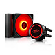 Deepcool Gammax L120T (Rojo) Kit Watercooling para procesador con iluminación LED roja