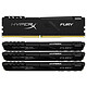 HyperX Fury 16 GB (4 x 4 GB) DDR4 2400 MHz CL15 Kit Quad-Channel 4 tiras de RAM DDR4 PC4-19200 - HX424C15FB3K4/16