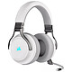 Corsair Virtuoso RGB Wireless (White) High Fidlit circum-aural headset for gamers - Removable microphone - SLIPSTREAM WIRELESS technology - PC (PS4/XboxOne/Switch compatible only with wired cable)