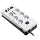 Eaton Protection Box 6 Tel USB EN Lightning protection power strip - 6 sockets - Telephone protection - 2 USB ports