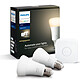 Philips Hue White Kit de démarrage E27 9 W Bluetooth 2 ampoules E27 9 Watts + Pont Hue