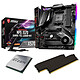 Kit de actualización de PC AMD Ryzen 9 3900X MSI MPG X570 GAMING PRO WIFI 16 GB Placa base Socket AM4 AMD X570 + CPU AMD Ryzen 9 3900X (3,8 GHz / 4,6 GHz) + RAM 16 GB DDR4
