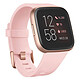 Fitbit Versa 2 Rose GPS Smartwatch with heart rate sensor, colour touch screen, voice control, Bluetooth compatible iOS, Android