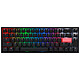 Ducky Channel One 2 SF RGB (Cherry MX RGB Silent Red) High-end keyboard - ultra-compact 65% size - red mechanical switches (Cherry MX RGB Silent Red switches) - multi-effect RGB backlighting - PBT keys - AZERTY, French