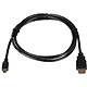 JOY-iT K-1481 HDMI mle / micro HDMI mle cable for Raspberry Pi 4 - 4K @ 60 Hz compatible - 1.80 meter