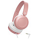 JVC HA-S31M Pink Wired on-ear headphones with integrated microphone