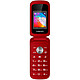 Logicom Le Fleep Rojo Teléfono 2G Dual SIM - RAM 32 MB - Pantalla 1.77" 128 x 160 - 32 MB - Bluetooth 2.1 - 800 mAh