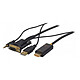 Câble convertisseur VGA vers HDMI + audio Câble VGA vers HDMI + signal audio