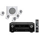 Denon AVR-X2600H Noir + Cabasse Eole 4 Blanc Ampli-tuner Home Cinema 3D Ready 7.2 - Dolby Atmos / DTS:X - 8x HDMI 4K UHD, HDCP 2.3, HDR - Wi-Fi/Bluetooth/AirPlay 2 - Multiroom - Amazon Alexa / Google Assistant + Ensemble 5.1