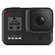GoPro HERO8 Negra Cámara deportiva impermeable 4K60p - Fotografía HDR de 12 MP - Estabilización HyperSmooth 2.0 - Cámara lenta 8x - Pantalla táctil de 2" - LiveStream 1080p - Control por voz - Wi-Fi/Bluetooth - GPS - Soporte incorporado