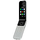 Nokia 2720 Gris Téléphone à clapet 4G Dual SIM - Snapdragon 205 Dual-Core 1.1 GHz - RAM 512 Mo - Ecran 2.8" 240 x 240 - 4 Go - Bluetooth 4.1 - 1500 mAh