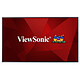 ViewSonic CDE5010 Moniteur LED 50" Ultra HD 3840 x 2160 pixels - 8 ms - Format large 16:9 - 350 cd/m² - HP intégrés - HDMI/VGA/DVI/USB - Noir (sans pieds)