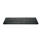 Kensington Advance Fit Keyboard Wireless Clavier sans fil ultra-plat bureautique avec touches silencieuses (AZERTY, Français)