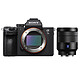 Sony Alpha 7 III + 24-70 mm 24.2 MP Full Frame Mirrorless Camera - 3" Touch Screen Tilt - OLED XGA Viewfinder - 4K Video - Wi-Fi - Bluetooth - NFC + FE 24-70mm f/4 OSS Zeiss Lens