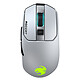 ROCCAT Kain 202 AIMO (Bianco) Mouse ibrido cablato/senza fili per i giocatori - mano destra - sensore ottico 16000 dpi - 6 pulsanti programmabili - retroilluminazione RGB