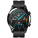 Huawei Watch GT 2 (46 mm / Fluoroélastomère / Noir) Montre connectée - étanche 50 m - GPS/GLONASS - Cardiofréquencemètre - écran 1.2" AMOLED 390 x 390 pixels - 4 Gb - Bluetooth 5.0 - Lite OS