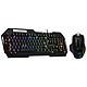 Spirit of Gamer ELITE-MK30 Gamer kit with semi-mechanical wired keyboard with RGB backlighting (French AZERTY), 3200 dpi optical wired mouse, 8 buttons, RGB backlighting