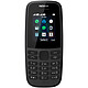 Nokia 105 2019 Dual SIM Noir Téléphone 2G Dual SIM - RAM 4 Mo - Ecran 1.77" 128 x 160 pixels - 4 Mo - 800 mAh