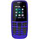 Nokia 105 2019 Dual SIM Bleu Téléphone 2G Dual SIM - RAM 4 Mo - Ecran 1.77" 128 x 160 pixels - 4 Mo - 800 mAh