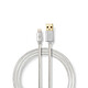 Nedis Sync & Charge Câble USB-A vers Lightning - 1 m Câble de Synchronisation et de Charge USB-A Mâle vers Câble Lightning Mâle 8 Broches pour iPod, iPad, iPhone