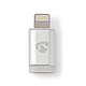 Nedis Sync & Charge Adattatore da Lightning a Micro-USB Adattatore da Lightning Mle 8 pin a Micro-USB 2.0 tipo B femmina per sincronizzazione e ricarica