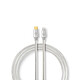 Nedis Câble Sync & Charge Lightning vers USB-C - 1 m Câble de Synchronisation et de Charge Lightning Mâle 8 Broches vers USB 2.0 Type C Mâle (1 m)